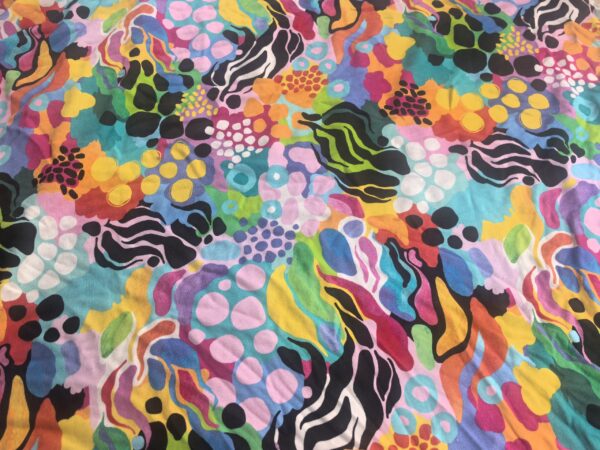 Digital printed terry cloth