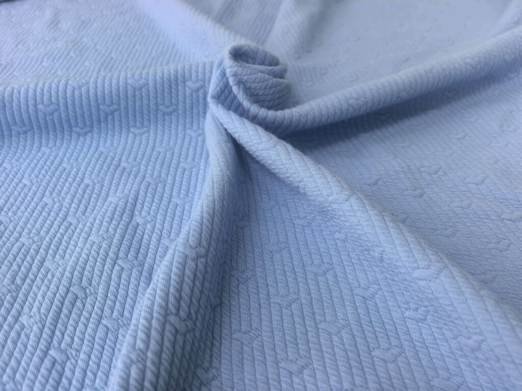 Jacquard air layer fabric