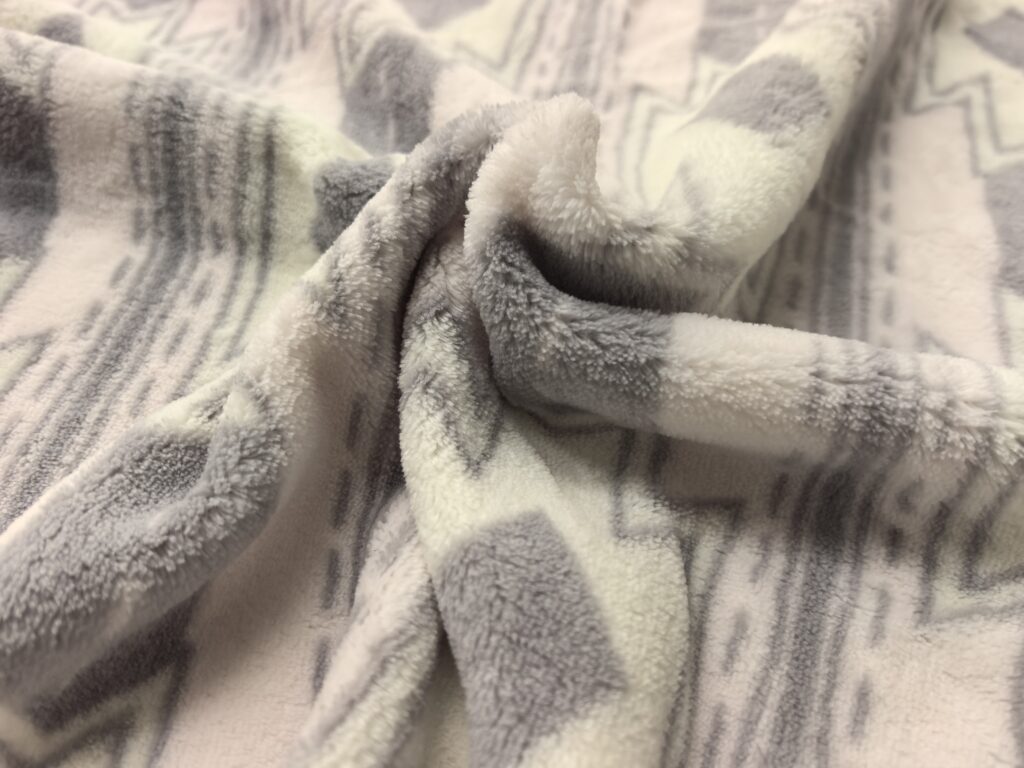 Coral fleece print, flannel print