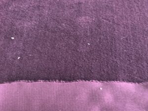 Single-sided coral fleece