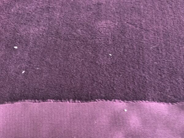 Single-sided coral fleece