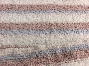 Yarn-dyed half-sided velvet