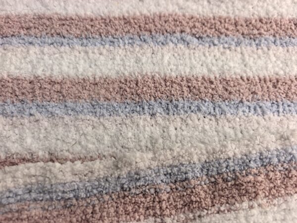 Yarn-dyed half-sided velvet
