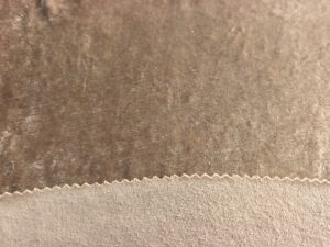 Recycled cotton velvet