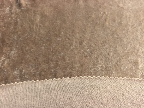 Recycled cotton velvet