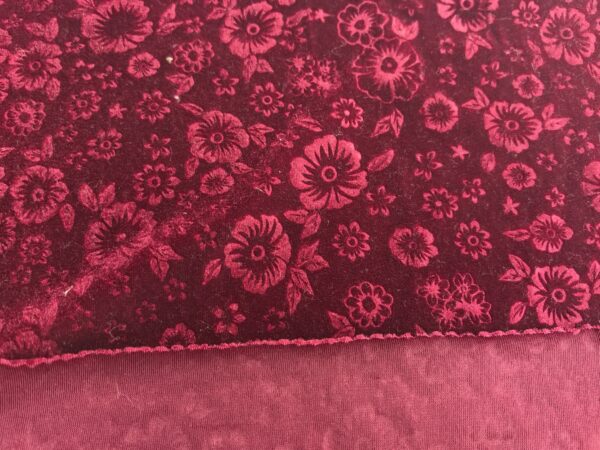 velvet embossing; velvet flocking