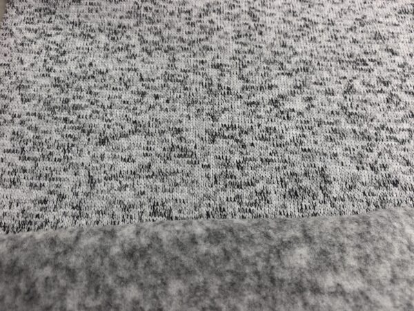 Coarse needle brushed fabric