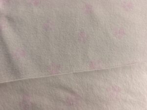 Printed polar fleece