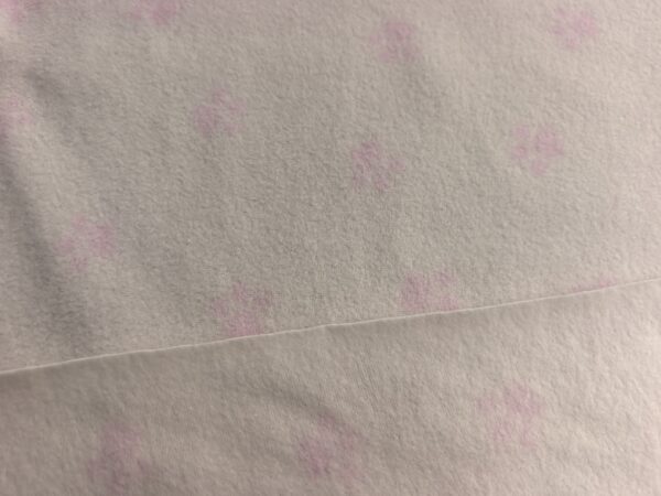 Printed polar fleece