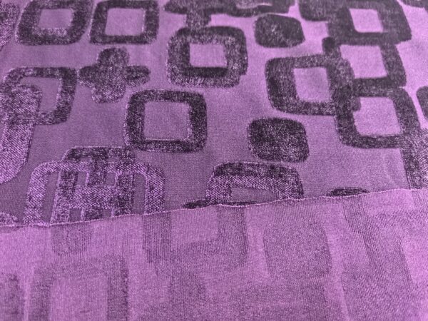 Jacquard velvet